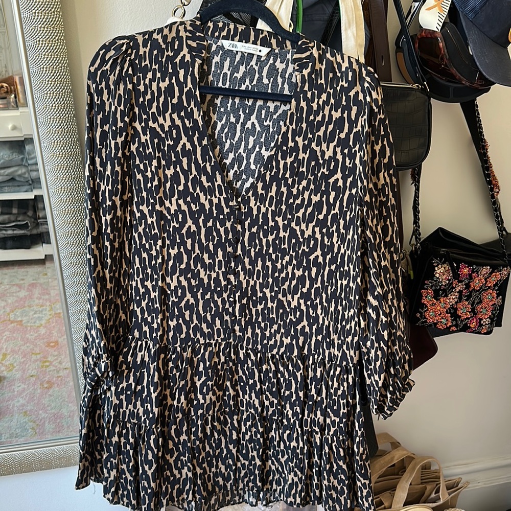 Zara fit & flare dress size S
